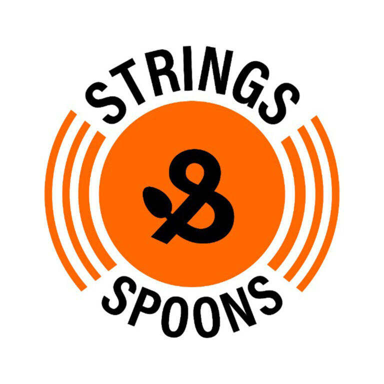 Strings and spoons logo